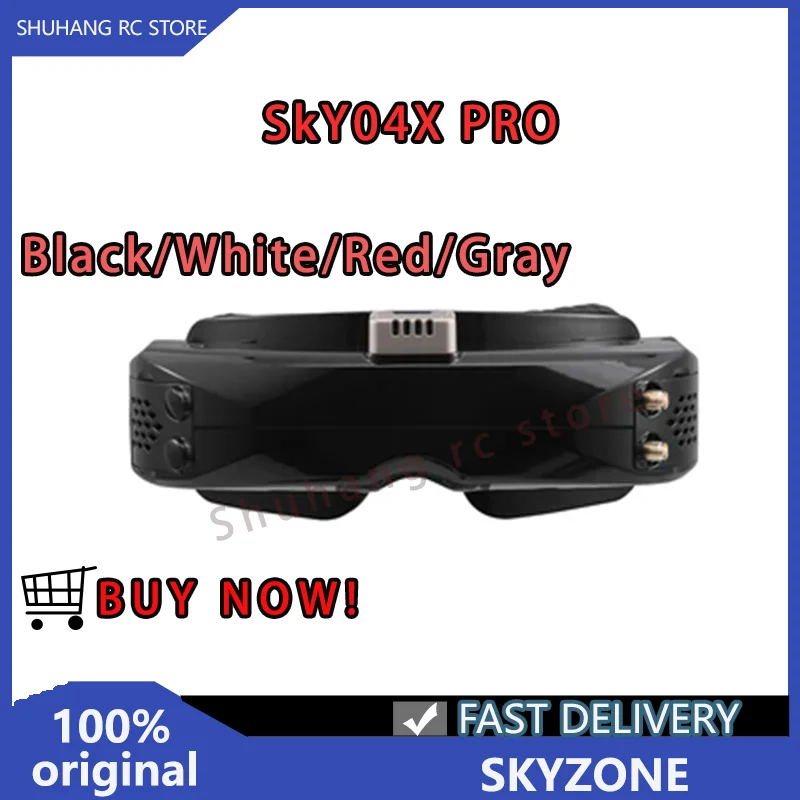 Skyzone Sky04X Pro Oled Fpv Goggles - Nouveau SKYZONE SKY04X PRO FPV lunettes