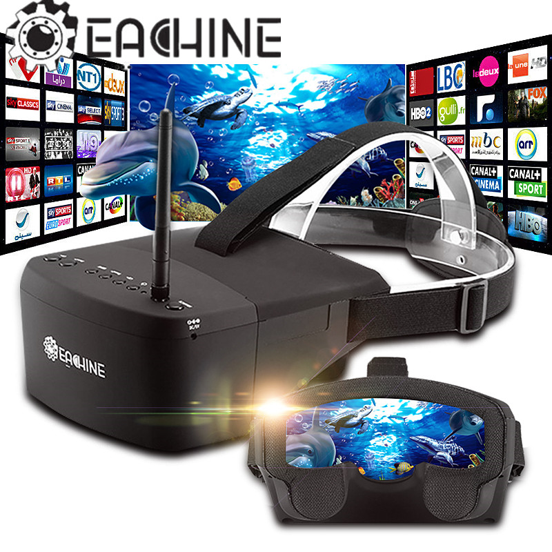 Skyzone Sky04O Pro Fpv Goggles - Eachine — lunettes vidéo EV800 FPV,