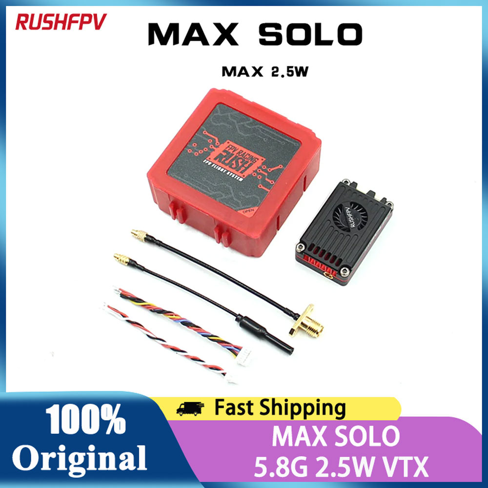 Rushfpv Rush Max Solo 5.8G 2.5W Vtx - RUSHFPV RUSH MAX SOLO 5.8GHz 2.5W