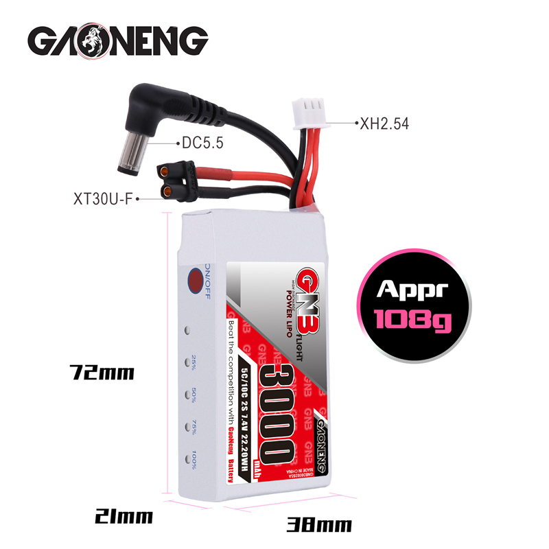1/2/3/4/5PCS GNB 2S 7.4V Batte - Skyzone Sky04X Pro Oled Fpv Goggles avis et prix