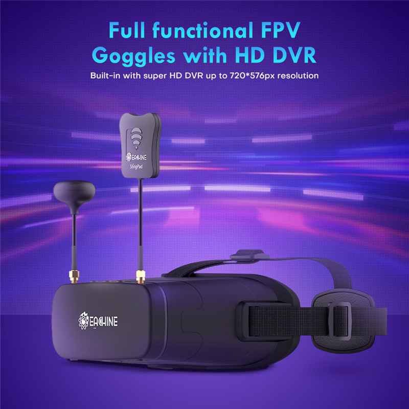Eachine – lunettes FPV varifoc - Skyzone Sky04O Pro Fpv Goggles avis et prix